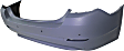 Rear Primed Bumper Cover, Base Model, Sedan, For Models Without M Package, With Park Distance Control, CAPA Certified
