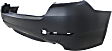 Rear Primed Bumper Cover, Base Model, Sedan, For Models Without M Package, Without Park Distance Control, CAPA Certified