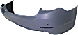 Rear Primed Bumper Cover, Base Model, Sedan, For Models Without M Package, With Park Distance Control