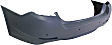 Rear Primed Bumper Cover, Base Model, Sedan, For Models Without M Package, With Park Distance Control