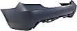 Rear Primed Bumper Cover, Base Model, Sedan, For Models With M Package, Without Park Distance Control