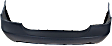 Rear Primed Bumper Cover, Base Model, Sedan, For Models With M Package, Without Park Distance Control