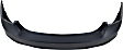 Rear Primed Bumper Cover, Base Model, Sedan, Standard Type, For Models Without M Package, Without Park Distance Control, CAPA Certified