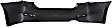 Rear Primed Bumper Cover, Base Model, Sedan, Without M Sport Line, Parking Aid Sensor and Molding Holes