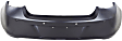 Rear Primed Bumper Cover, Base Model, With Parking Aid Sensor Holes, CAPA Certified