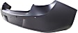 Rear Primed Bumper Cover, Base Model, With Parking Aid Sensor Holes, CAPA Certified