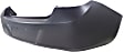 Rear Primed Bumper Cover, Without Parking Aid Sensor Holes, CAPA Certified