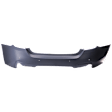 Rear Primed Bumper Cover, Coupe/Convertible, For Models With M Sport Line Package, With Park Distance Control, Without Washer Holes