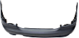 Rear Primed Bumper Cover, Base Model, Sedan, For Models Without M Package, Without Park Distance Control