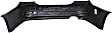 Rear Primed Bumper Cover, Base Model, Sedan, For Models Without M Package, Without Park Distance Control