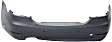 Rear Primed Bumper Cover, Sedan, For Models without M Package