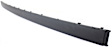 Rear, Center Bumper Trim, Primed, Center Bumper Molding, Without Parking Aid Sensor Holes, Without Chrome Insert Provision, Base Model