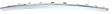 Rear, Driver or Passenger Side Bumper Trim, Chrome