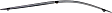 Rear, Passenger Side Bumper Trim, Chrome