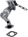 Rear, Driver or Passenger Side Catalytic Converter, Federal EPA Standard, 46-State Legal (Cannot ship to CA, CO, NY or ME), Direct Replacement Series, Direct Fit