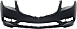 2013-2017 Buick Enclave - Front Primed Bumper Cover, With Fog Light Holes, Without Parking Aid Sensor Holes