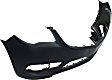 2013-2017 Buick Enclave - Front Primed Bumper Cover, With Fog Light Holes, Without Parking Aid Sensor Holes
