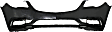 2013-2017 Buick Enclave - Front Primed Bumper Cover, With Fog Light Holes, Without Parking Aid Sensor Holes