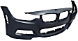Front Primed Bumper Cover, Sedan/Wagon, For Models With M Sport Package, Without Park Distance Control Sensor Holes and Headlight Washer Holes, CAPA Certified