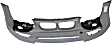 Front Primed Bumper Cover, For Models with M Sport Package and without Parking Aid Sensor Holes and Headlight Washer Holes