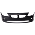 Front Primed Bumper Cover, Convertible, For Models Without M Package, Without Headlight Washer Holes, Production Date To October 2004
