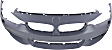 2015-2016 BMW 428i xDrive Gran Coupe - Front Primed Bumper Cover, Base Model, With M Sport Line Package, With Park Distance Control, Washer Holes and Fog Light Holes