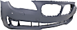 Front Primed Bumper Cover, For Models Without M Package, With Park Distance Control, With Side View Cam, With Fog Light Holes