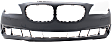 2013-2015 BMW 750Li - Front Primed Bumper Cover, For Models Without M Package, Without Park Distance Control