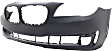 2013-2015 BMW 750Li - Front Primed Bumper Cover, For Models Without M Package, Without Park Distance Control