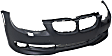 Front Primed Bumper Cover, Coupe/Convertible, 3.0L Engine, With Fog Light Holes, For Models With M Package, Without Park Distance Control