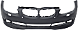 Front Primed Bumper Cover, Coupe/Convertible, (3.0L Engine), With Park Distance Control, For Models Without M Package, With Fog Light Holes