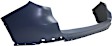 Rear, Upper Primed Bumper Cover, Without M Sport Line, Standard Type, Without Parking Aid Sensor Holes
