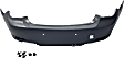 Rear Primed Bumper Cover, (Hybrid Model, With Park Distance Control), For Models Without M Package