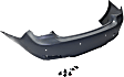 Rear Primed Bumper Cover, (Hybrid Model, With Park Distance Control), For Models Without M Package