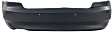 Rear Primed Bumper Cover, Base Model, Coupe/Convertible, For Models Without M Package, With Park Distance Control