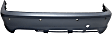 Rear Primed Bumper Cover, Coupe/Convertible, For Models With Sport Package, Except M3 Model, With Park Distance Control Sensor Holes