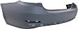 Rear Primed Bumper Cover, Without M Sport Line, Luxury/Modern/Sport Line Models, Without Park Distance Control