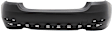 Rear Primed Bumper Cover, Without M Sport Line, Luxury/Modern/Sport Line Models, Without Park Distance Control, CAPA Certified