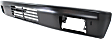 Front Bumper, Painted Black, Without Mounting Brackets, Base Model
