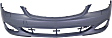 Front Primed Bumper Cover, For Models Without Parking Aid Sensor Holes and Sport Package
