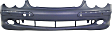 2003-2005 Mercedes Benz CLK320 - Front Primed Bumper Cover, Base Model, For Models Without Sport Package, With Fog Light Holes