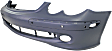 2003-2005 Mercedes Benz CLK320 - Front Primed Bumper Cover, Base Model, For Models Without Sport Package, With Fog Light Holes