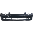 Front Primed Bumper Cover, Base Model, For Models With Headlight Washer, Without AMG Sport Package and Parktronic System