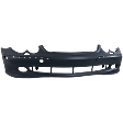 Front Primed Bumper Cover, Base Model, For Models With Headlight Washer, Without AMG Sport Package and Parktronic System