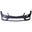 Front Primed Bumper Cover, For Models With AMG Styling Package, With Headlight Washer Holes, Without Parking Sensor Holes and Side Marker Light Holes