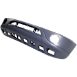 Front Primed Bumper Cover, For Models With Headlight Cleaning System, Round Fog Lamps and M-Class Styling Package, Without Parktronic System