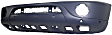 Front Primed Bumper Cover, For Models with Sport Package (Round Fog Lights)