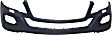 Front Primed Bumper Cover, With Park Sensor and Headlight Washer Holes, For Models Without Sport Package
