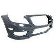 Front Primed Bumper Cover, For Models With Parking Aid Sensor Holes and AMG Styling Package