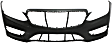 Front Primed Bumper Cover, Sedan/Wagon, Without Parking Aid Sensor Holes, For Models With AMG Styling Package